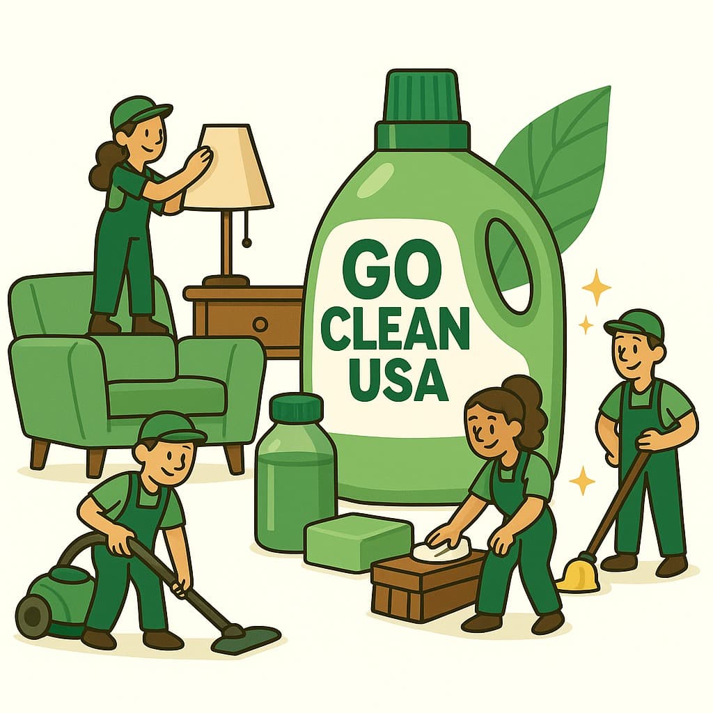 Go Clean USA cleaning team